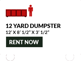 Rent our 12 YARD DUMPSTER